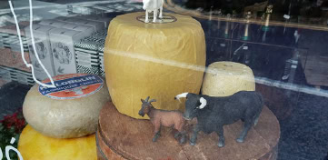 Interior of Dingle Little Cheese Shop with local products