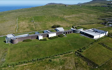 Stunning ocean views enhance the immersive experience at the Blasket Centre.