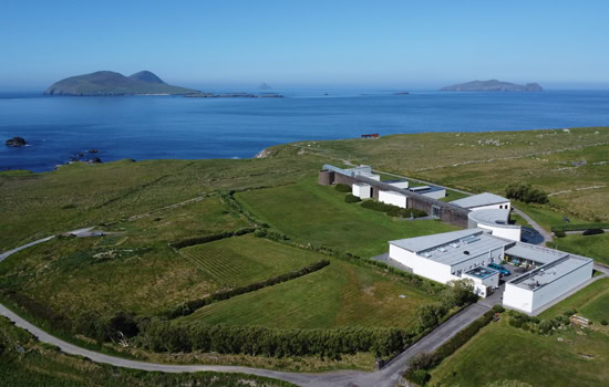 Main entrance to the Blasket Centre overlooking the Atlantic