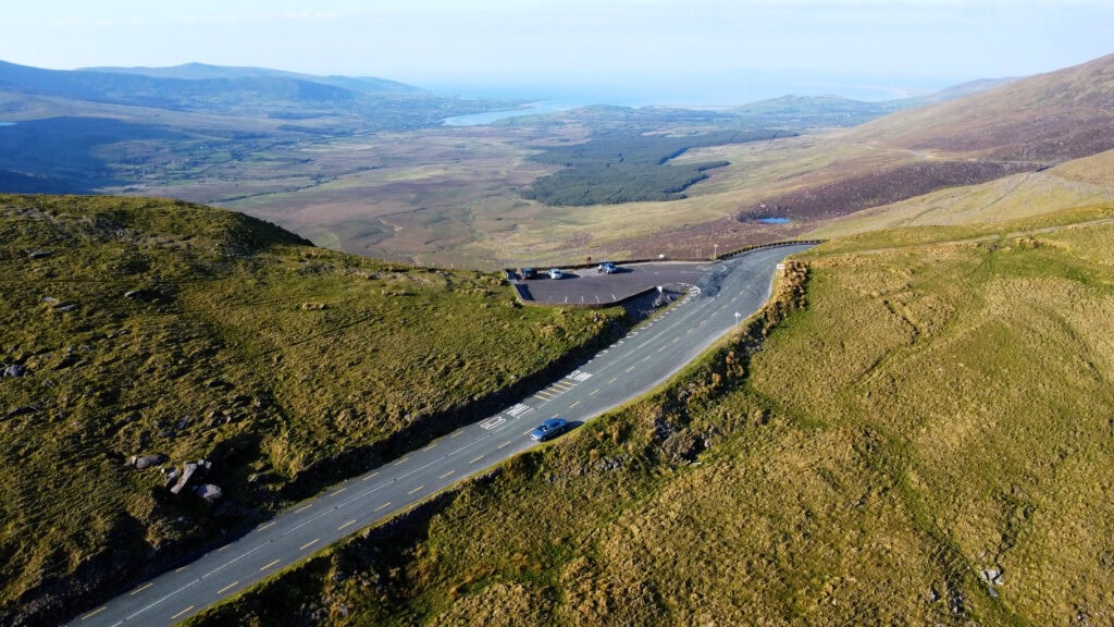 Driving Conor Pass with views