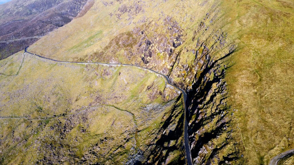 Pedlar's Lake nestled beside the Conor Pass Dingle