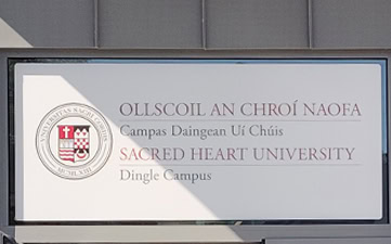 Students at SHU in Dingle exploring the town’s heritage