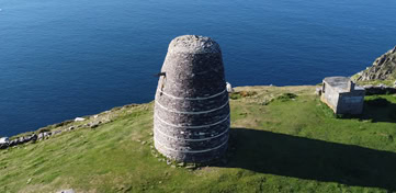 Eask Tower overlooking Dingle Bay