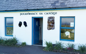 Café at Louis Mulcahy Pottery offering refreshments and local flavours