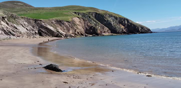 Minard Castle Lispole landscape Dingle Peninsula