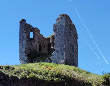 Sunset at Minard Castle Lispole